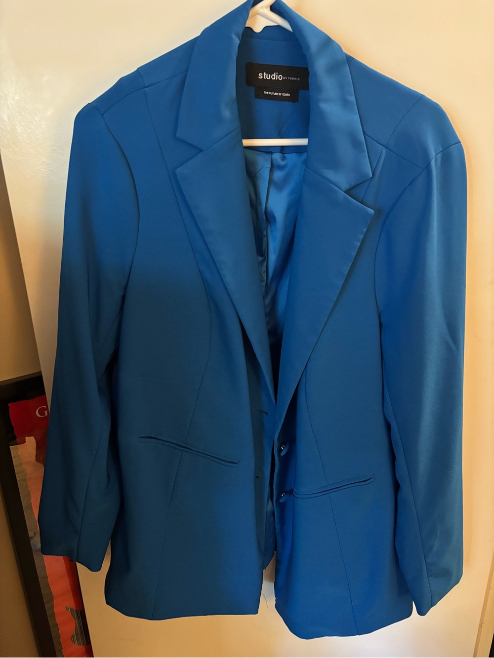 Studio by Torrid Blue Blazer - Bold Blue Tailored Jacket